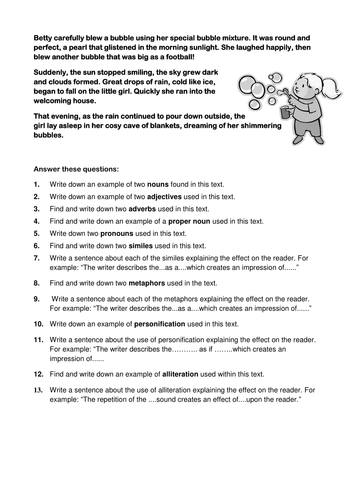 PARTS OF SPEECH AND DEVICES RECAP