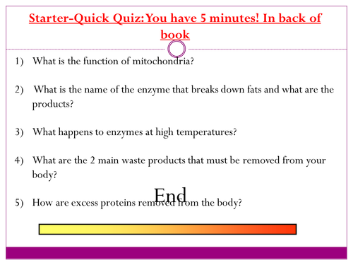 Temperature Homeostasis Powerpoint
