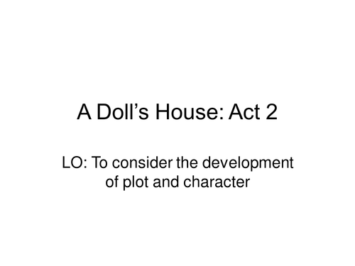 A doll's house best sale ppt