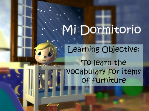 En mi dormitorio - LESSON / BEDROOM / FURNTIURE