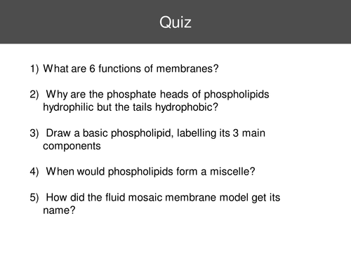 The fluid mosaic model
