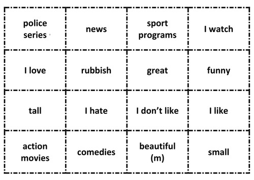 Revision Cards from Active Teach Studio 2