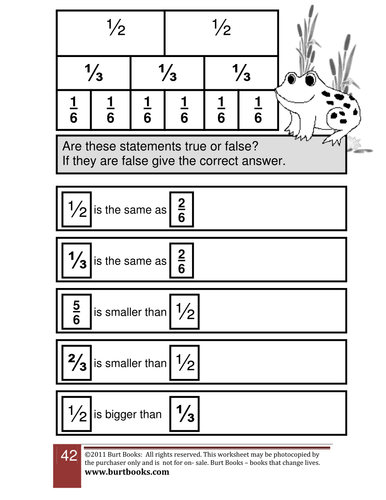 Maths KS3: Equivalent Fractions worksheet