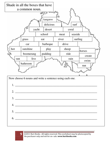 Find the common noun