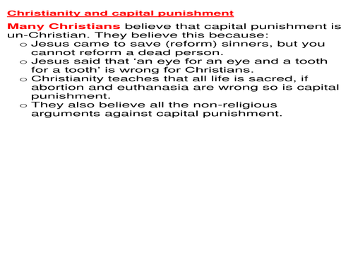 Judaism and Capital Punishment