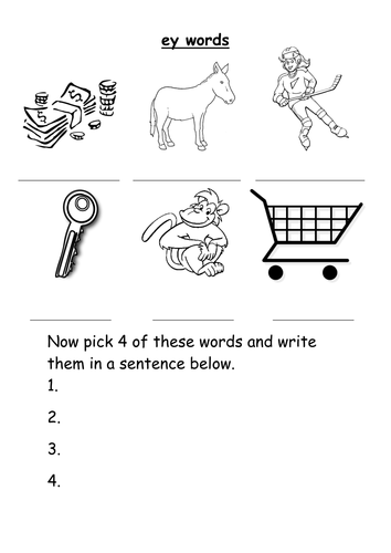 y worksheet phoneme groov Resources Teaching  ey chik e worksheet by words