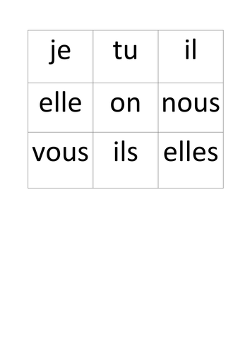 Noughts and crosses with pronouns