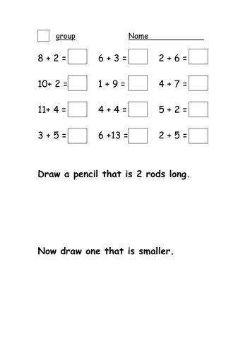 addition worksheet teaching resources