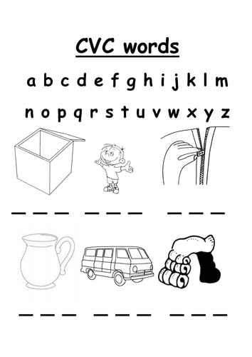 Spell the CVC words | Teaching Resources