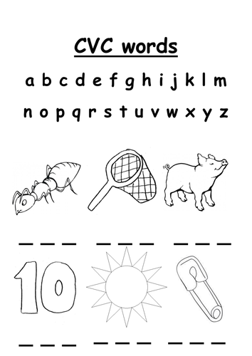 Can you spell these CVC words? | Teaching Resources