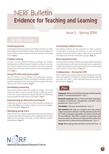 Research - developing investigative skills