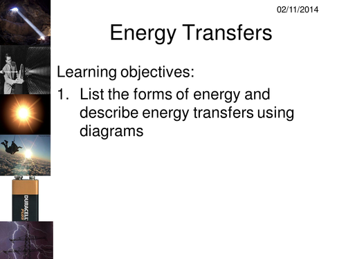 Energy forms, Sankey diagrams, efficiency