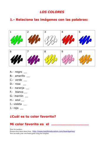 Los colores