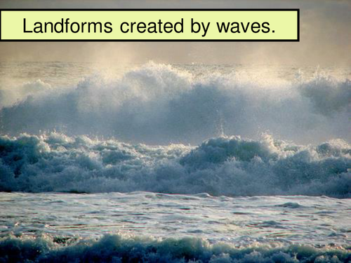 Landforms created by waves