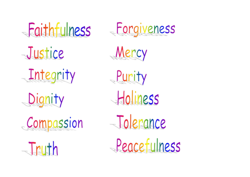 the beatitudes list