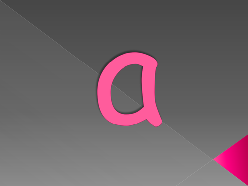 Presentation on 'a' in CVC words