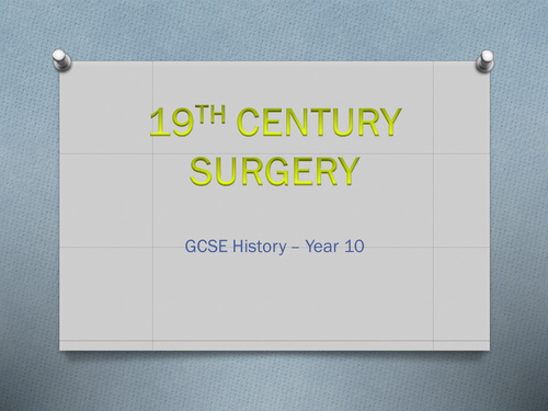 19th Century Surgery