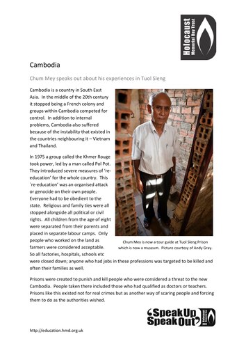 HMD 2012 - Chum Mey in Cambodia