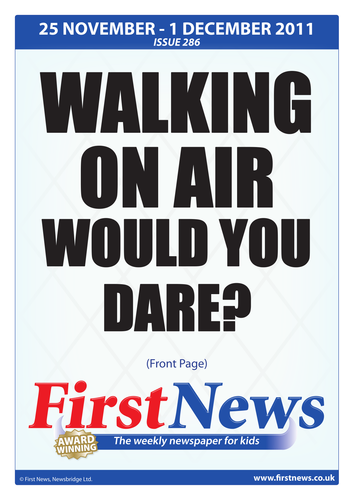 First News Headlines Poster 25th November 2011