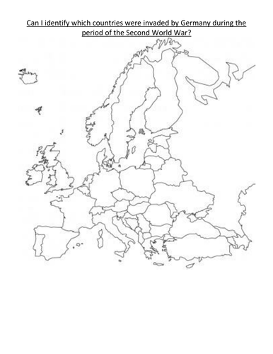 Teachers Blank Map Of Europe