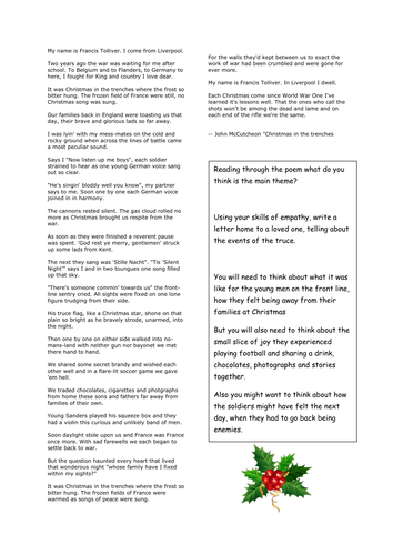 Christmas on the front line