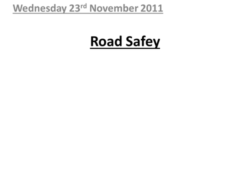 Road Safety