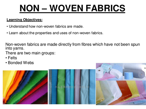 Non Woven Fabrics | Teaching Resources