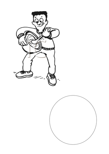 'ir' pictures to be cut and labelled