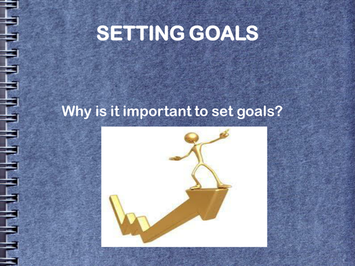 Target and goal setting: PSHE task - mindmap