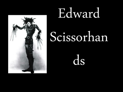 Introduction to Edward Scissorhands and prejudice