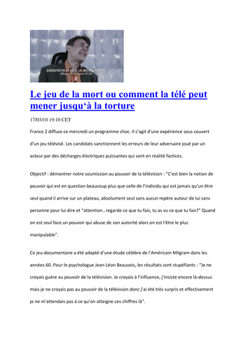 Les dangers de la télé-réalité