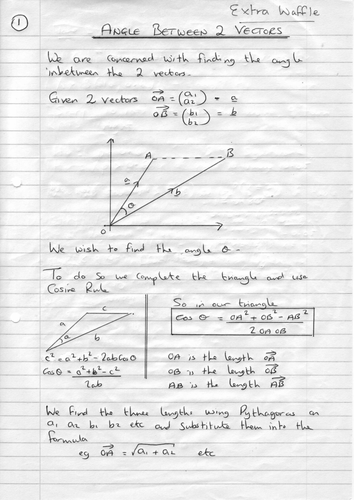 Angle Between Vectors