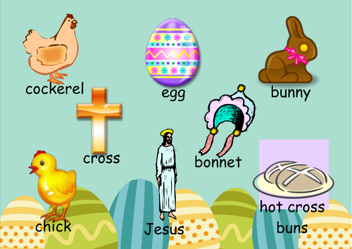 Easter word mat