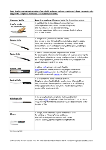 Catering and Hospitality