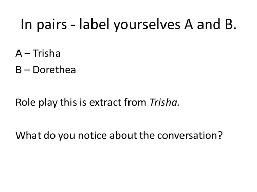 Exploring spoken language