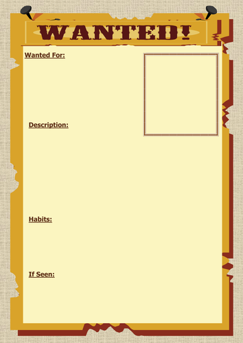 Wanted Poster