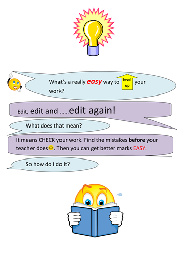 How To Edit Your Work