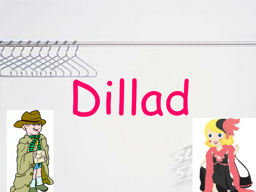 Dillad - names of clothes in welsh