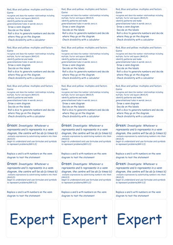 App linked multiples, factors and primes