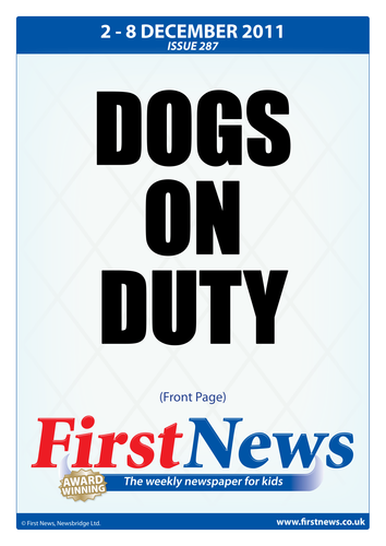 First News Weekly Headlines Posters 2nd Dec 2011