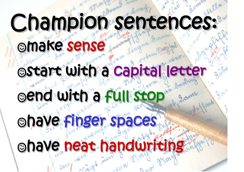 Champion Sentence Poster