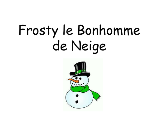 Frosty le bonhomme de neige