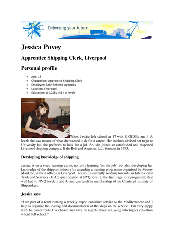 Apprentice Shipping Clerk case study