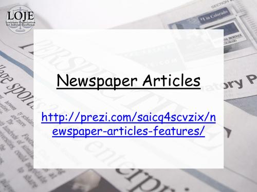 Year Eight Newspaper