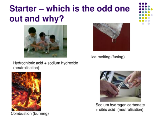 Exo/endo thermic reactions