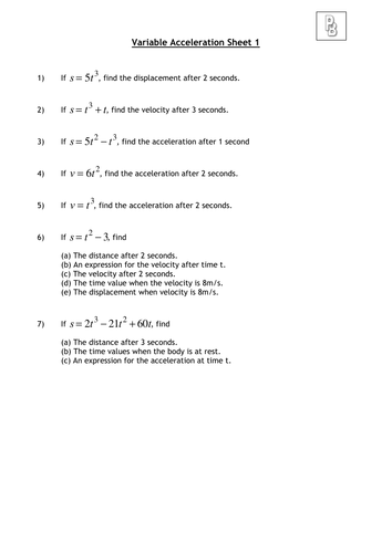 Variable Acceleration 1