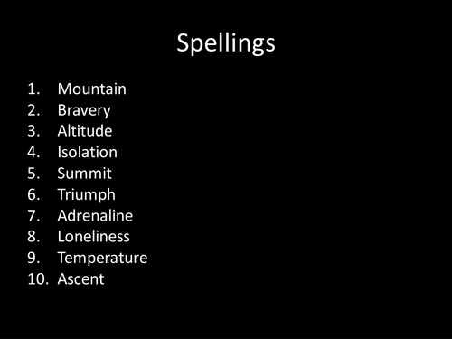 Camera angles and colours