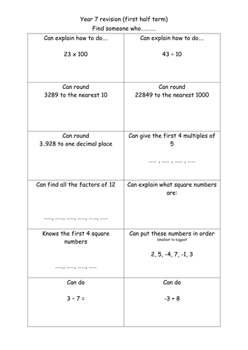 KAGAN  Find someone who....