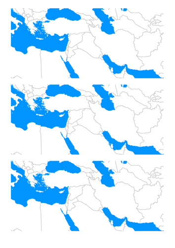 Map of growing Persian Empire