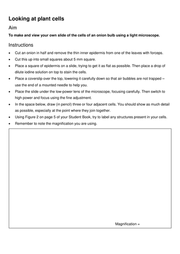 plants cells | Teaching Resources